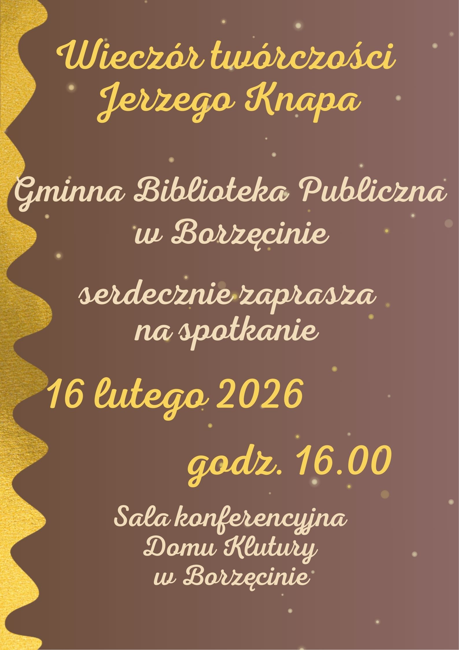 Wieczór twórczości Jerzego Kanapa 1